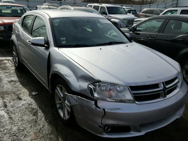 1B3BD1FG3BN584568 - 2011 DODGE AVENGER MA SILVER photo 1