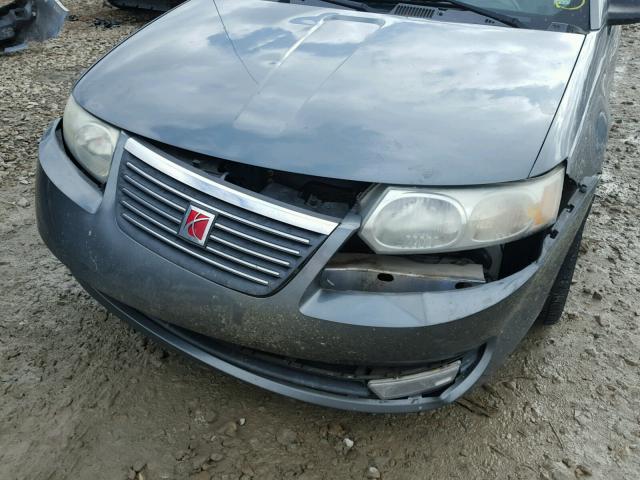 1G8AL55F57Z108622 - 2007 SATURN ION LEVEL GRAY photo 9