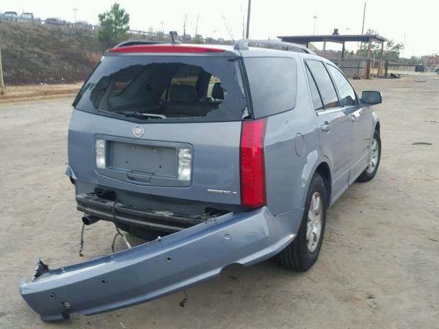 1GYEE637X80103032 - 2008 CADILLAC SRX BLUE photo 4