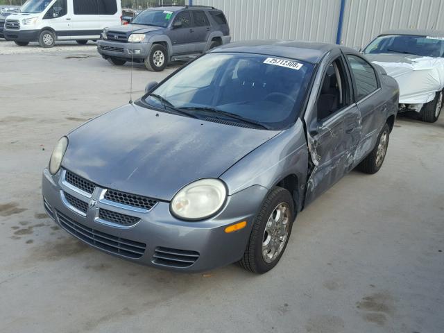 1B3ES56C85D209700 - 2005 DODGE NEON SXT GRAY photo 2