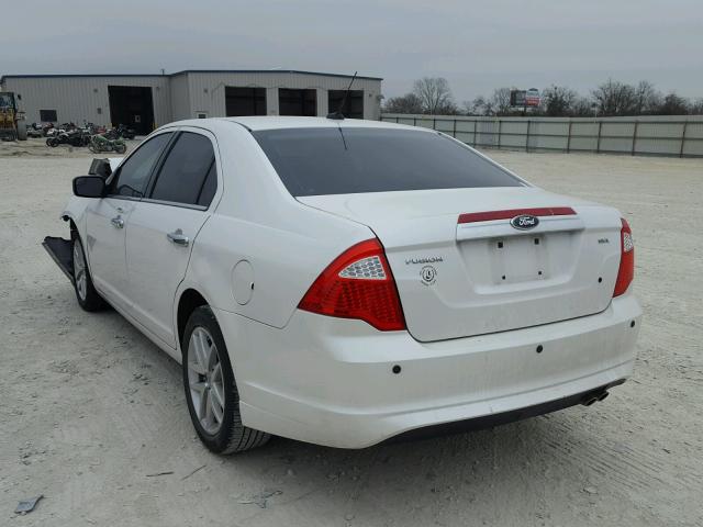 3FAHP0JA3BR291785 - 2011 FORD FUSION SEL WHITE photo 3