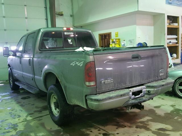 1FTNW21S42EC87509 - 2002 FORD F250 SUPER GRAY photo 3