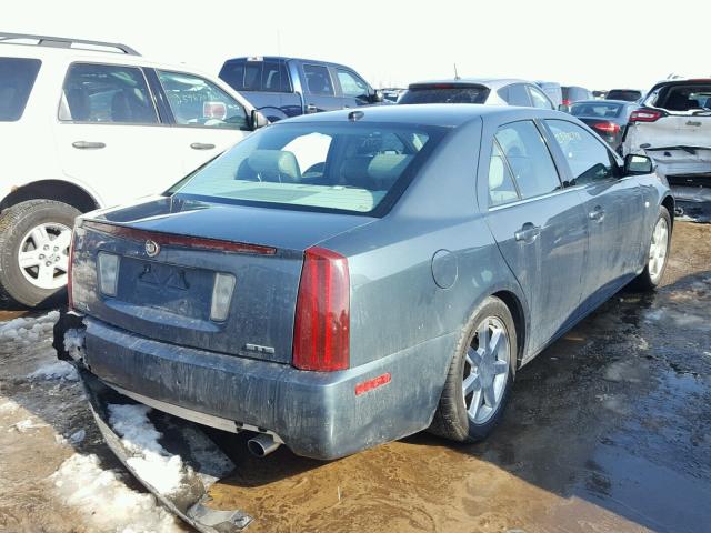 1G6DW677X60135567 - 2006 CADILLAC STS BLUE photo 4