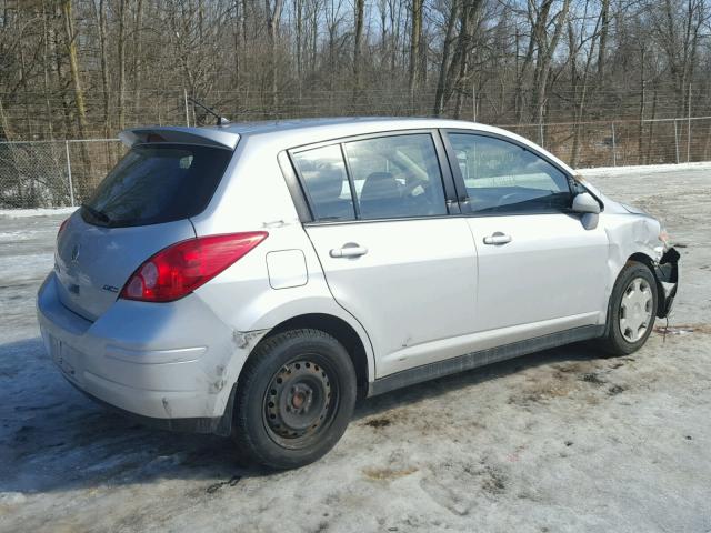 3N1BC13E49L476414 - 2009 NISSAN VERSA S SILVER photo 4