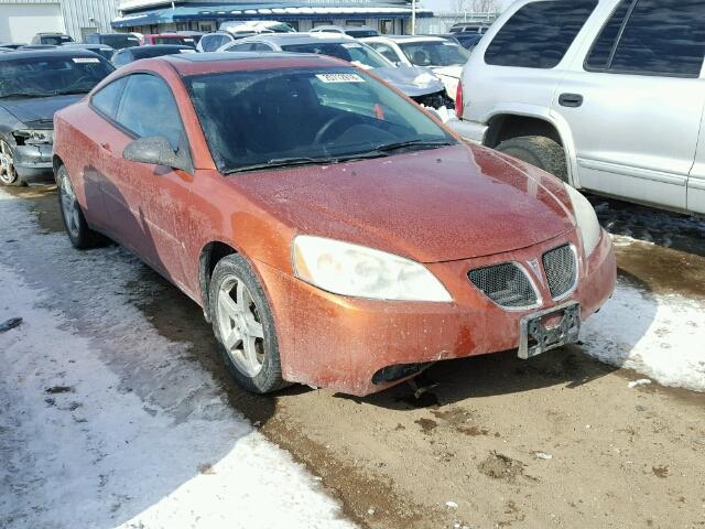 1G2ZH158764194519 - 2006 PONTIAC G6 GT ORANGE photo 1