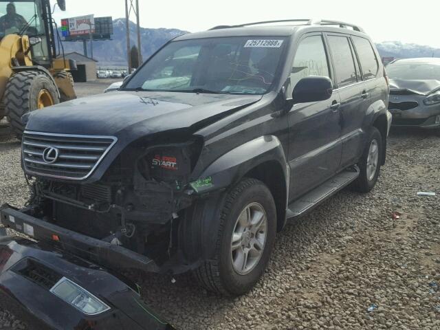 JTJBT20X350095179 - 2005 LEXUS GX 470 BLACK photo 2