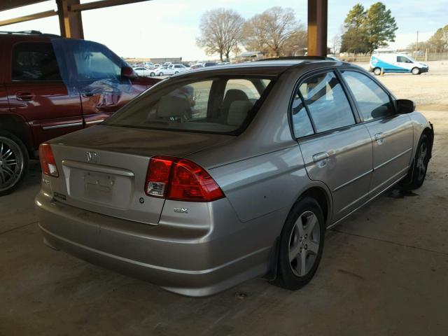 2HGES26774H598929 - 2004 HONDA CIVIC EX ოქროსფერი ფოტო 4