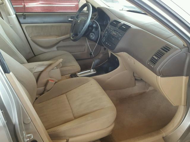 2HGES26774H598929 - 2004 HONDA CIVIC EX ოქროსფერი ფოტო 5