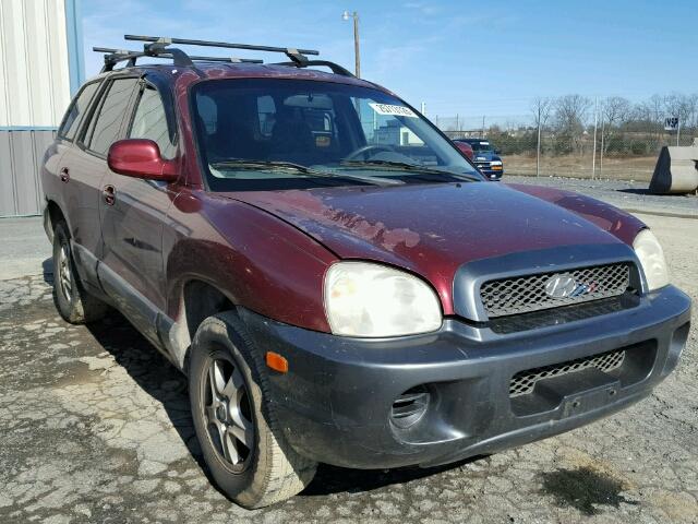 KM8SB12B93U479941 - 2003 HYUNDAI SANTA FE G MAROON photo 1