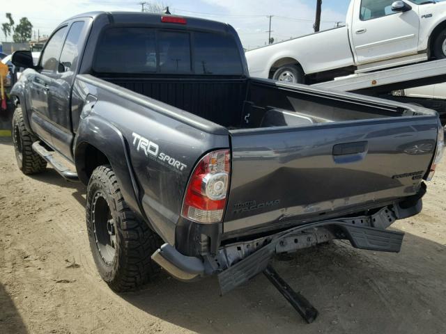 5TFTU4GN3FX078010 - 2015 TOYOTA TACOMA PRE CHARCOAL photo 3