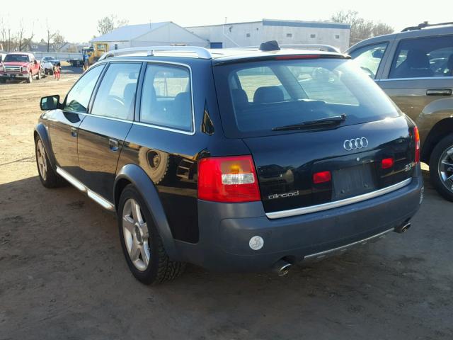 WA1YD64B04N025909 - 2004 AUDI ALLROAD BLACK photo 3