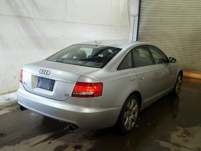 WAUDG74F95N101078 - 2005 AUDI A6 3.2 QUA SILVER photo 4