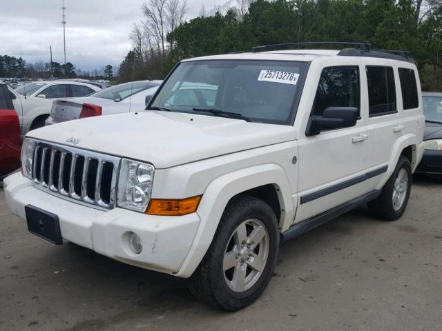 1J8HG48N27C611669 - 2007 JEEP COMMANDER თეთრი ფოტო 2
