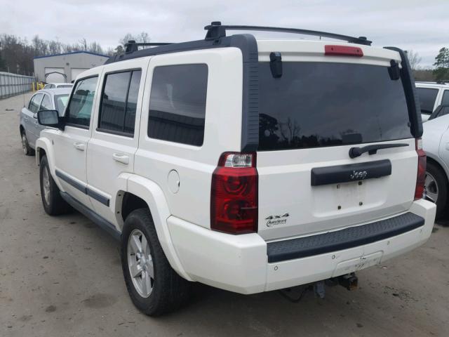1J8HG48N27C611669 - 2007 JEEP COMMANDER თეთრი ფოტო 3