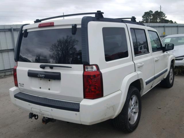 1J8HG48N27C611669 - 2007 JEEP COMMANDER თეთრი ფოტო 4
