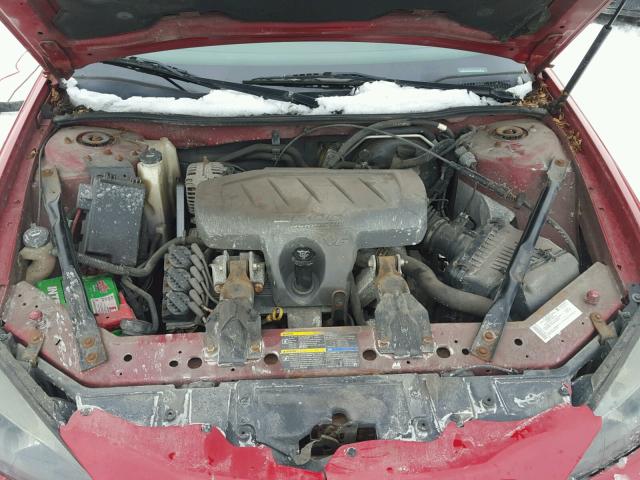 2G2WP552271122679 - 2007 PONTIAC GRAND PRIX RED photo 7