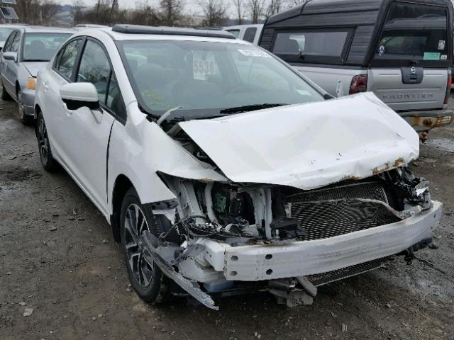 19XFB2F81EE202535 - 2014 HONDA CIVIC EX თეთრი ფოტო 1