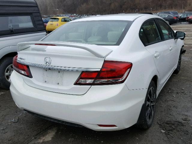 19XFB2F81EE202535 - 2014 HONDA CIVIC EX თეთრი ფოტო 4