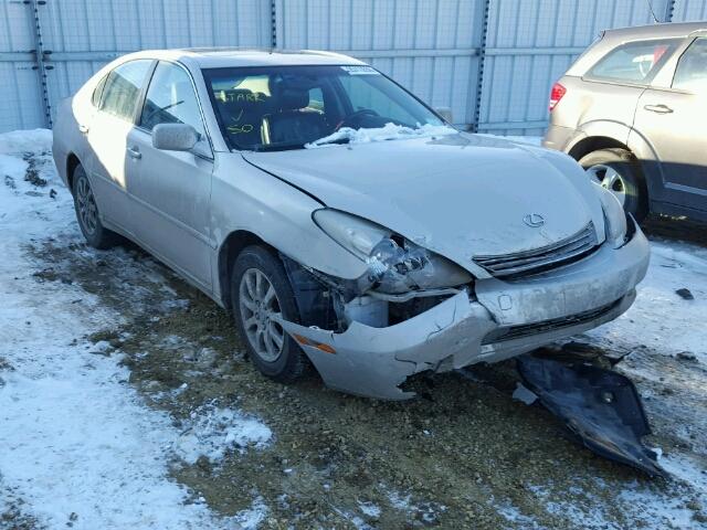 JTHBF30G130093829 - 2003 LEXUS ES 300 GRAY photo 1