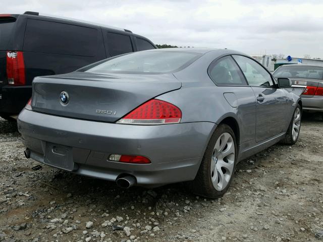 WBAEH13466CR49768 - 2006 BMW 650 I BLUE photo 4