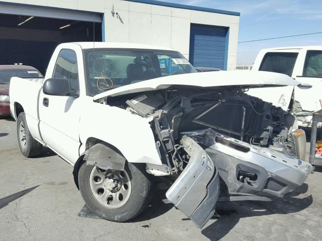 3GCEC14X27G199598 - 2007 CHEVROLET SILVERADO WHITE photo 1