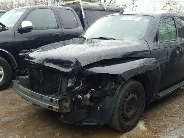 3GNCA13B19S612749 - 2009 CHEVROLET HHR LS BLACK photo 10