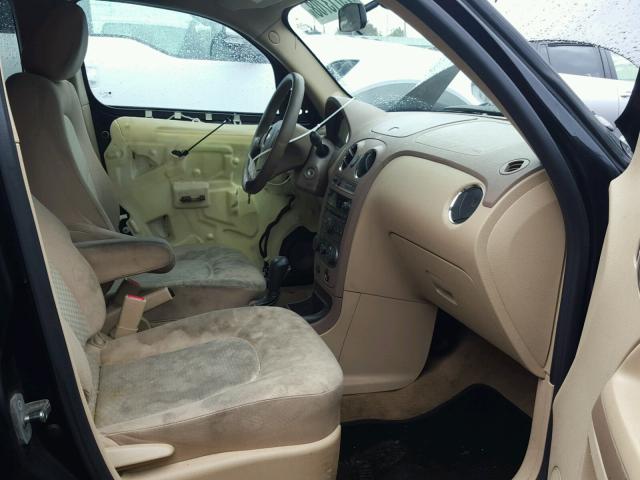 3GNCA13B19S612749 - 2009 CHEVROLET HHR LS BLACK photo 5