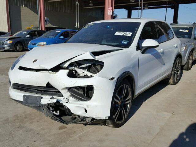 WP1AB2A28ELA56895 - 2014 PORSCHE CAYENNE S WHITE photo 2