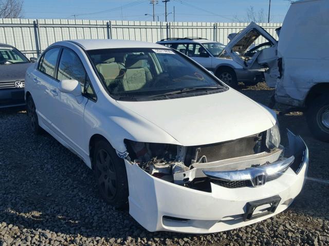 2HGFA1F52BH306844 - 2011 HONDA CIVIC LX WHITE photo 1