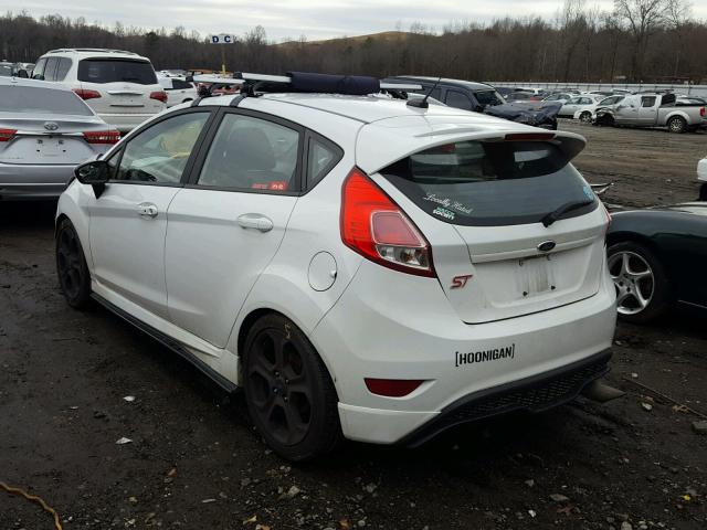 3FADP4GX6FM148446 - 2015 FORD FIESTA ST WHITE photo 3