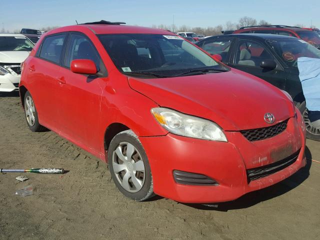 2T1KU40EX9C032473 - 2009 TOYOTA COROLLA MA RED photo 1