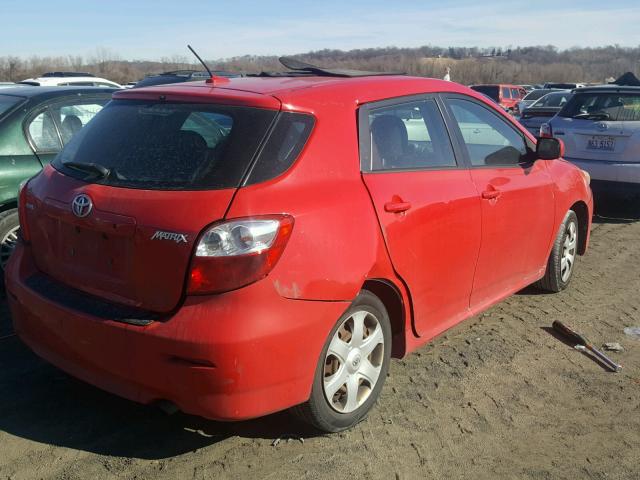 2T1KU40EX9C032473 - 2009 TOYOTA COROLLA MA RED photo 4