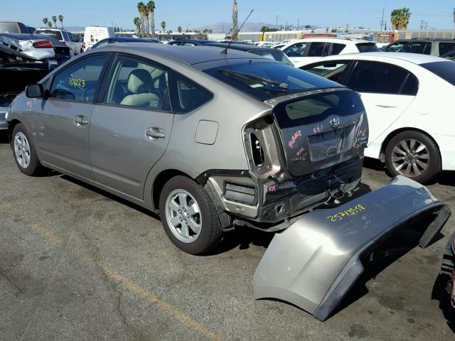 JTDKB20U887792967 - 2008 TOYOTA PRIUS TAN photo 3