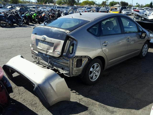 JTDKB20U887792967 - 2008 TOYOTA PRIUS TAN photo 4