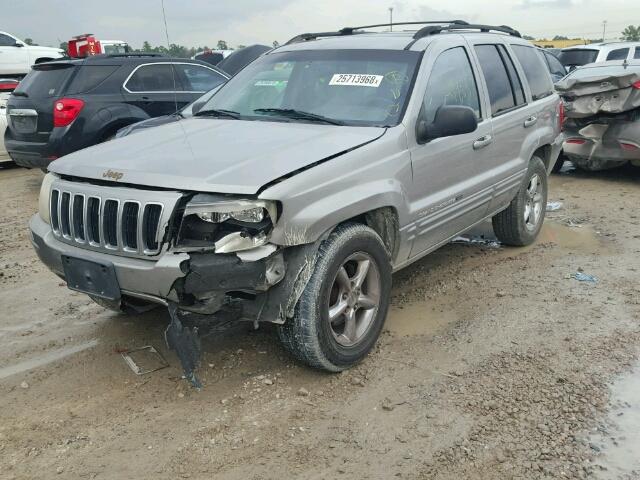 1J4GX58N91C715571 - 2001 JEEP GRAND CHER SILVER photo 2