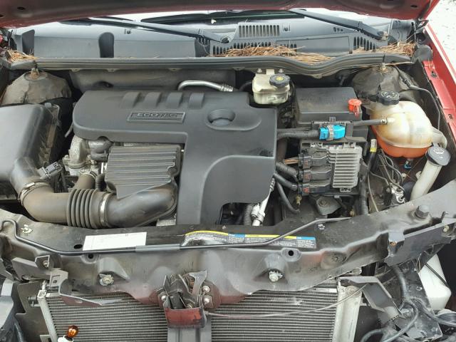 1G8AW15F37Z170522 - 2007 SATURN ION LEVEL RED photo 7
