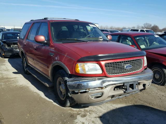 1FMEU17L21LB57833 - 2001 FORD EXPEDITION RED photo 1