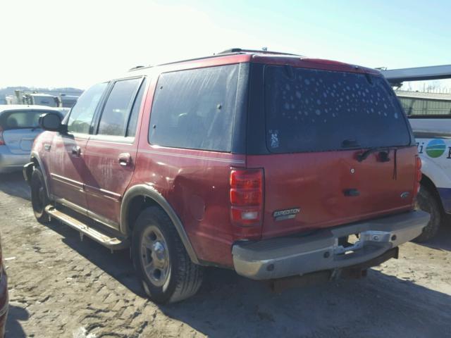 1FMEU17L21LB57833 - 2001 FORD EXPEDITION RED photo 3