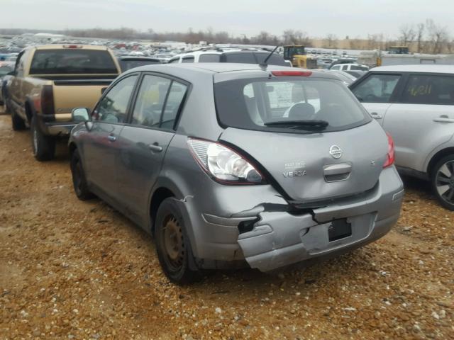 3N1BC13E57L457657 - 2007 NISSAN VERSA S SILVER photo 3