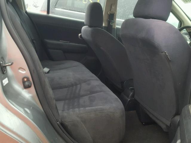 3N1BC13E57L457657 - 2007 NISSAN VERSA S SILVER photo 6