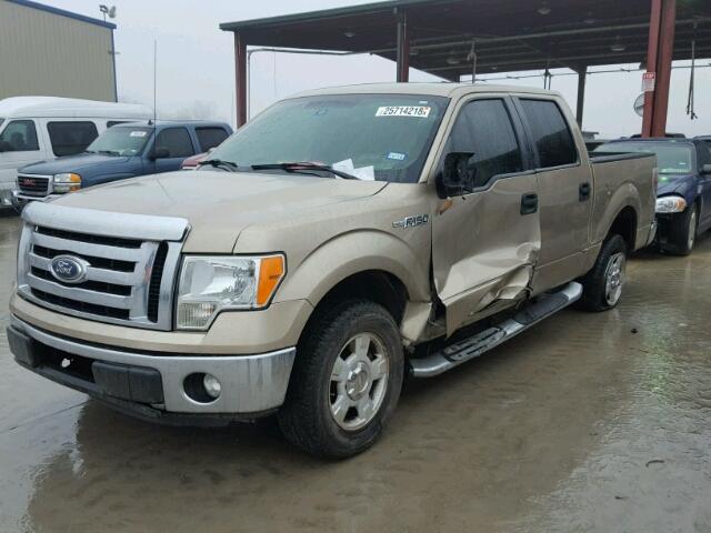 1FTEW1CM4BFD10323 - 2011 FORD F150 SUPER BROWN photo 2