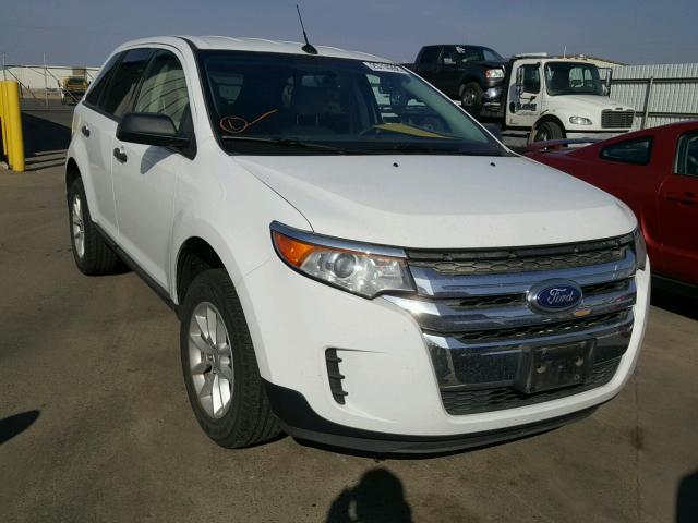 2FMDK3GC7EBA07526 - 2014 FORD EDGE SE WHITE photo 1