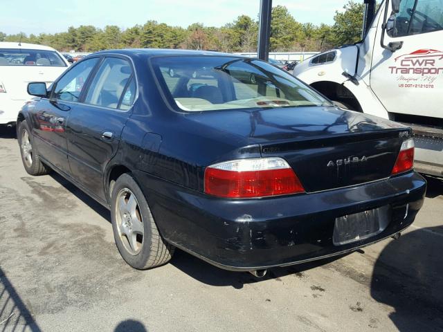 19UUA56603A011636 - 2003 ACURA 3.2TL BLACK photo 3