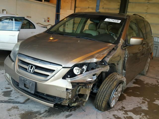 5FNRL38875B015999 - 2005 HONDA ODYSSEY TO TAN photo 2