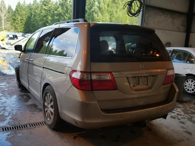 5FNRL38875B015999 - 2005 HONDA ODYSSEY TO TAN photo 3