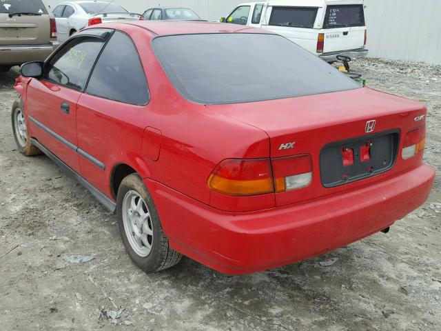 1HGEJ7129WL051355 - 1998 HONDA CIVIC HX RED photo 3