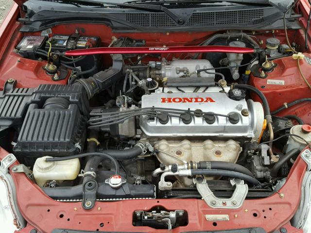 1HGEJ7129WL051355 - 1998 HONDA CIVIC HX RED photo 7