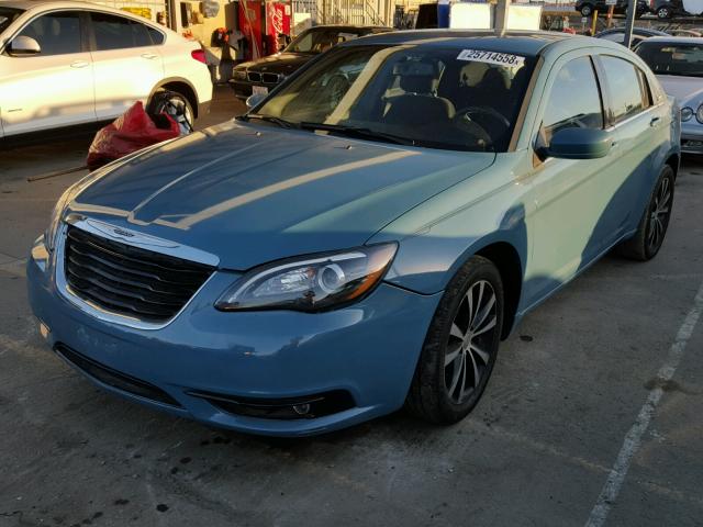 1C3CCBBB7DN620954 - 2013 CHRYSLER 200 TOURIN BLUE photo 2