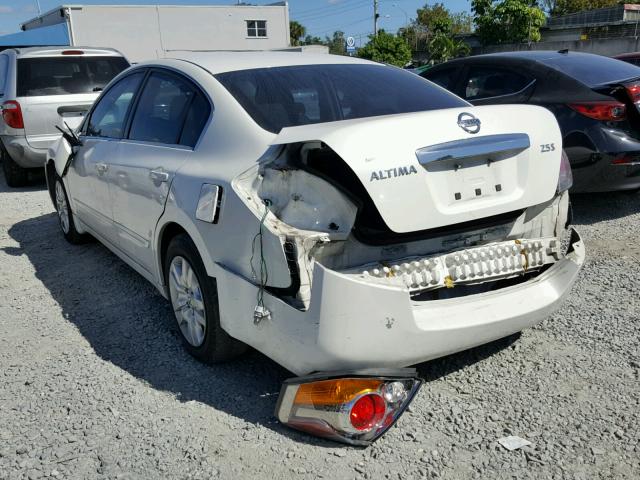 1N4AL2AP9CN513392 - 2012 NISSAN ALTIMA BAS WHITE photo 3