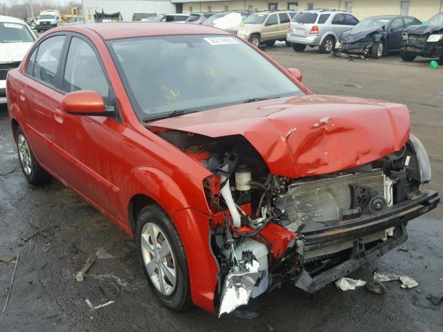 KNADH4A33A6687643 - 2010 KIA RIO LX RED photo 1